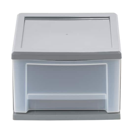 Iris® 6.5qt. Gray Stackable Drawer, 5 Pack